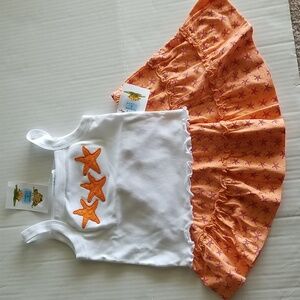 LILYPAD skirt set outfit NWT 3 summer lil girl beachy